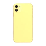 iPhone 11 Bagside med Komplet Ramme Premium - Gul