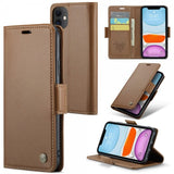 CaseMe iPhone 11 Etui 023-serie Brun