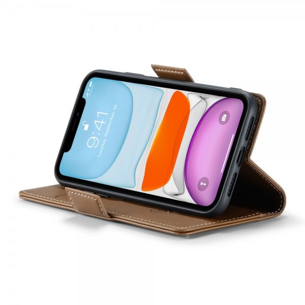CaseMe iPhone 11 Etui 023-serie Brun