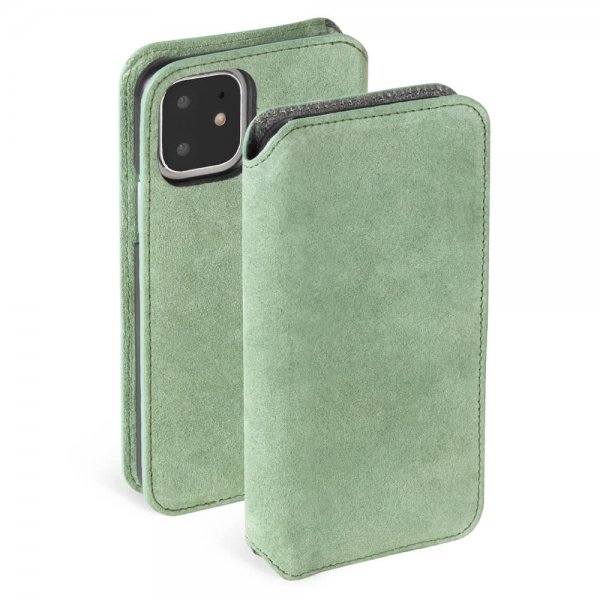 Krusell iPhone 11 Cover Broby PhoneWallet Olive