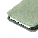 Krusell iPhone 11 Cover Broby PhoneWallet Olive
