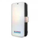 Guess iPhone 11 Cover Iridescent Cover Sølv