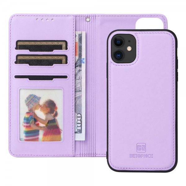 Betopnice iPhone 11 Cover med Aftageligt Skal 005 Lilla
