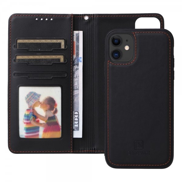 Betopnice iPhone 11 Cover med Aftageligt Skal 005 Sort