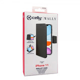 Celly iPhone 11 Etui Wally Wallet Case Sort