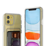 Rvelon iPhone 11 Cover Pung Gennemsigtig