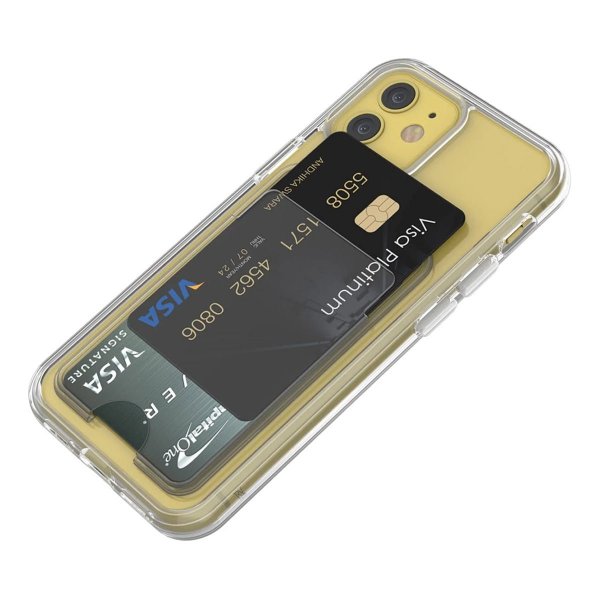 Rvelon iPhone 11 Cover Pung Gennemsigtig