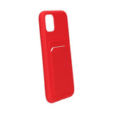 iPhone 11 Cover Kortholder Rød