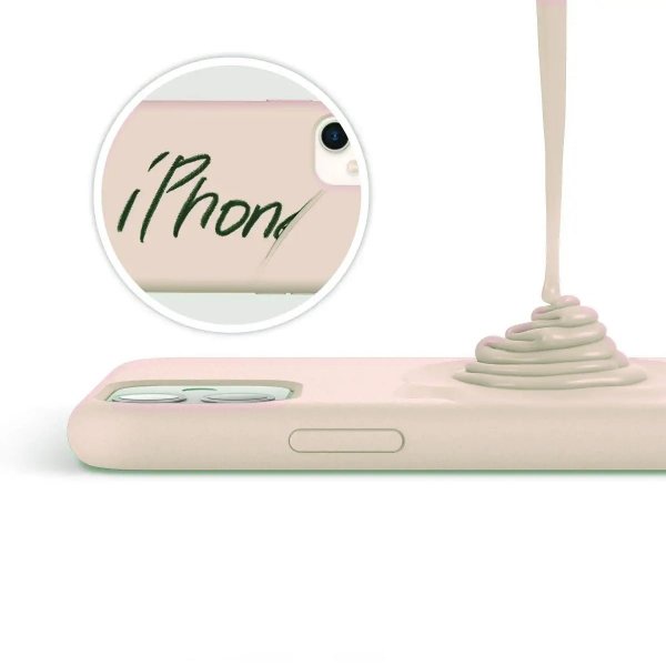 Rvelon iPhone 11 Silikonecover Beige
