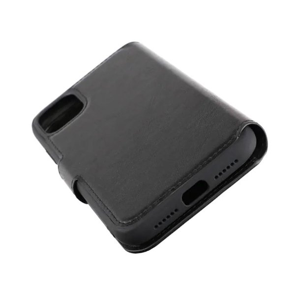 Rvelon iPhone 11 Etui, udfoldeligt kortrum, sort