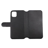 Rvelon iPhone 11 Cover Ægte Læder Sort
