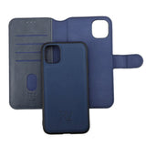 Rvelon iPhone 11 Cover Magnetisk Aftageligt Cover Blå
