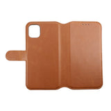 Rvelon iPhone 11 Cover Magnetisk Aftageligt Etui Brun