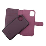 Rvelon iPhone 11 Cover Magnetisk Aftageligt Cover Lilla