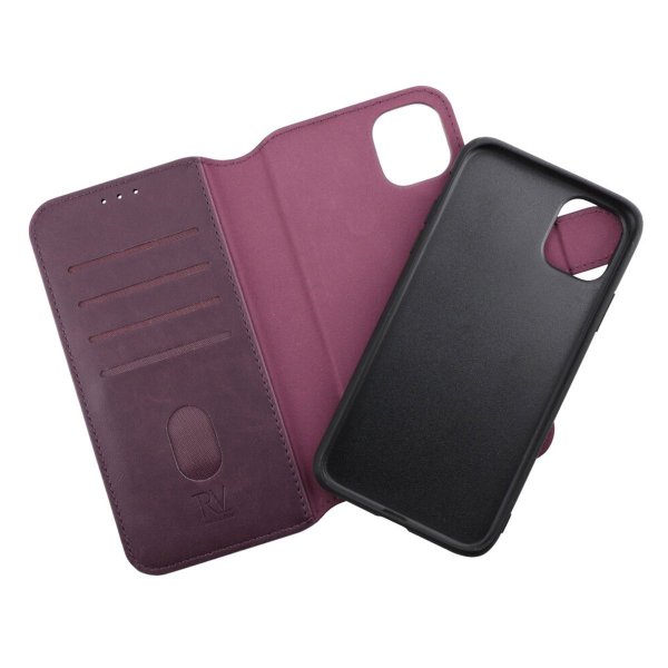 Rvelon iPhone 11 Cover Magnetisk Aftageligt Cover Lilla