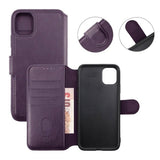 Rvelon iPhone 11 Cover 4 Kortrum Lilla