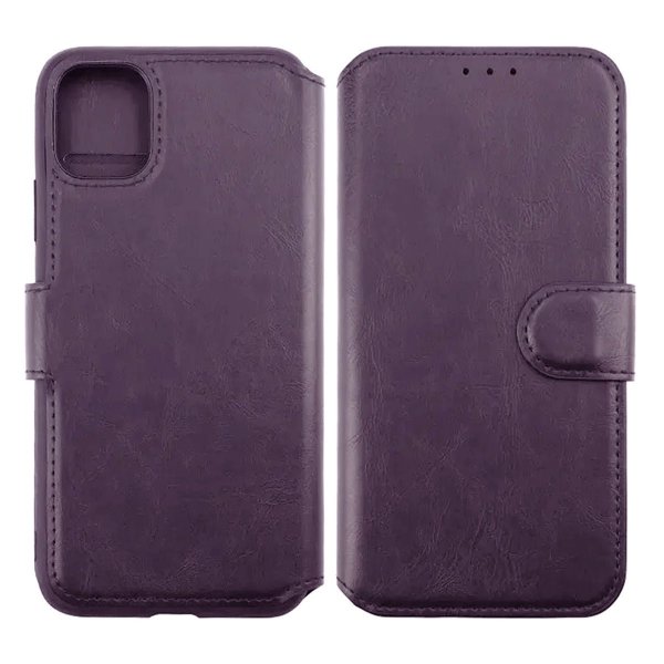 Rvelon iPhone 11 Cover 4 Kortrum Lilla