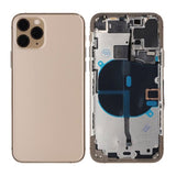 iPhone 11 Pro Bagside med Komplet Ramme Premium - Guld