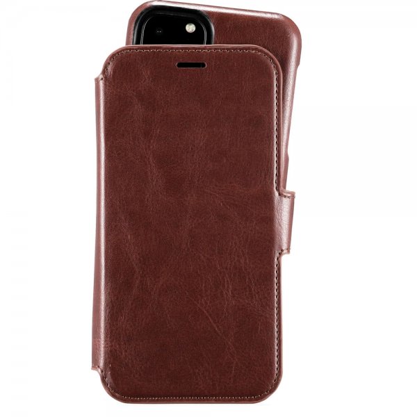 holdit iPhone 11 Pro Etui Berlin Aftageligt Cover Mørkebrun