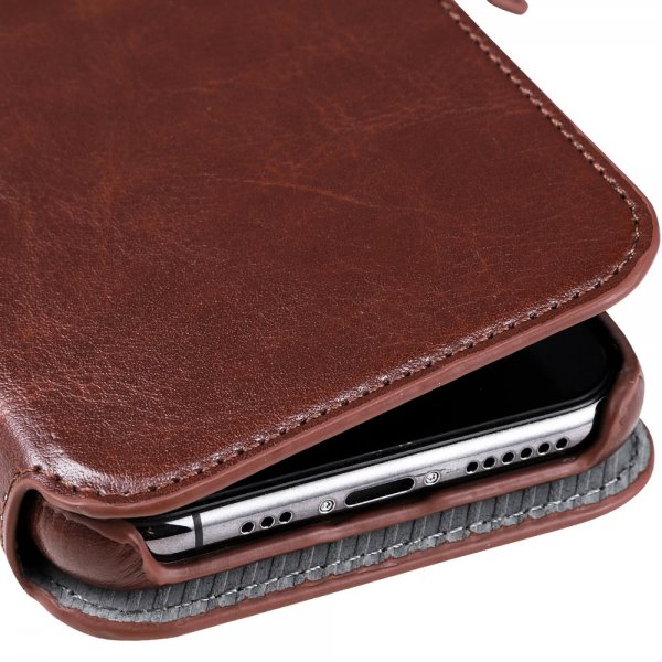 holdit iPhone 11 Pro Etui Berlin Aftageligt Cover Mørkebrun