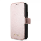 Guess iPhone 11 Pro Cover Lædertekstur Roseguld