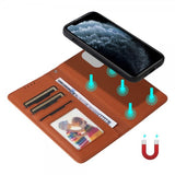 Betopnice iPhone 11 Pro Etui med Aftageligt Cover 005 Brun
