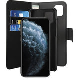 Puro iPhone 11 Pro Etui Wallet Detachable 2-i-1 Sort