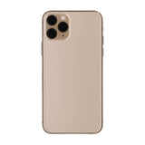 iPhone 11 Pro Max Bagside med Komplet Ramme Premium - Guld
