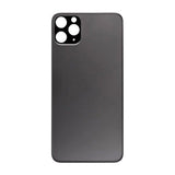 iPhone 11 Pro Max Bagsideglas med Selvklæbende tape - Sort