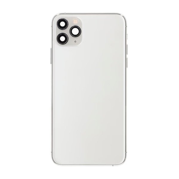 iPhone 11 Pro Max bagside med komplet ramme - hvid