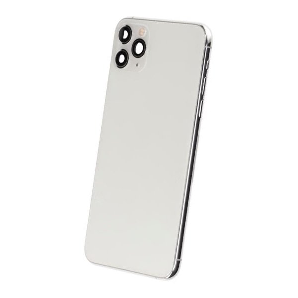 iPhone 11 Pro Max bagside med komplet ramme - hvid