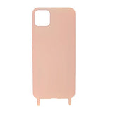 iPhone 11 Pro Max Cover Silikone med Halsrem Rosa