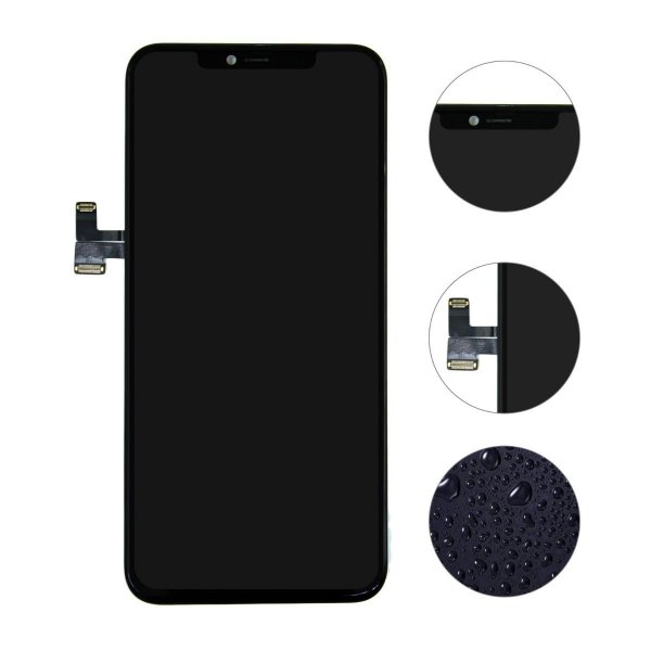 iPhone 11 Pro Max OLED Skærm - Sort (taget fra ny iPhone)