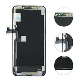 iPhone 11 Pro Max OLED Skærm - Sort (taget fra ny iPhone)