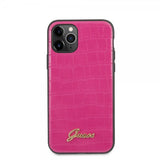 Guess iPhone 11 Pro Max Cover Croco Pink