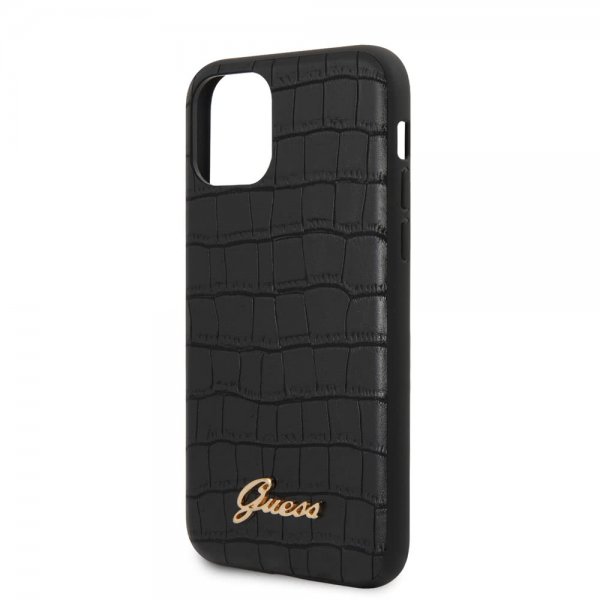 Guess iPhone 11 Pro Max Cover Croco Sort