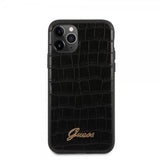 Guess iPhone 11 Pro Max Cover Croco Sort