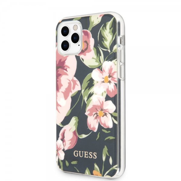 Guess iPhone 11 Pro Max Cover Flower Edition N.3 Navy