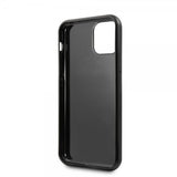 BMW iPhone 11 Pro Max Cover Kulfibertekstur Sort