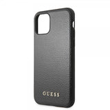 Guess iPhone 11 Pro Max Cover Lædertekstur Sort