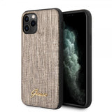 Guess iPhone 11 Pro Max Cover Lizard Guld