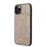 Guess iPhone 11 Pro Max Cover Lizard Guld