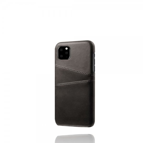 iPhone 11 Pro Max Cover med To Kortrum Sort