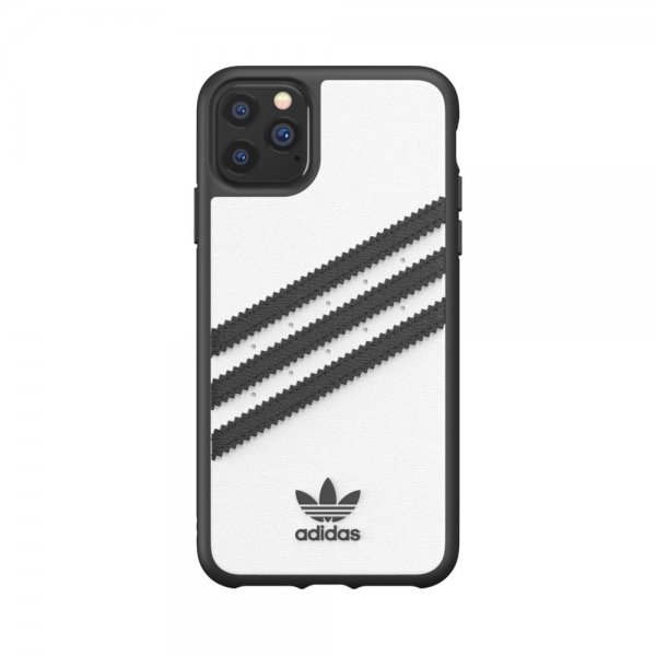 Adidas iPhone 11 Pro Max Cover ELLER 3 Stripes Snap Case PU FW19 Hvid Sort
