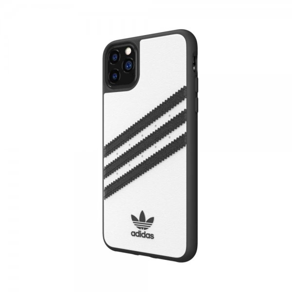 Adidas iPhone 11 Pro Max Cover ELLER 3 Stripes Snap Case PU FW19 Hvid Sort