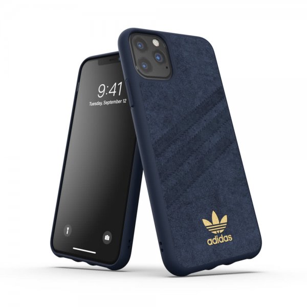 Adidas iPhone 11 Pro Max Cover OR Moulded Case Ultrasuede FW19 Collegiate Royal