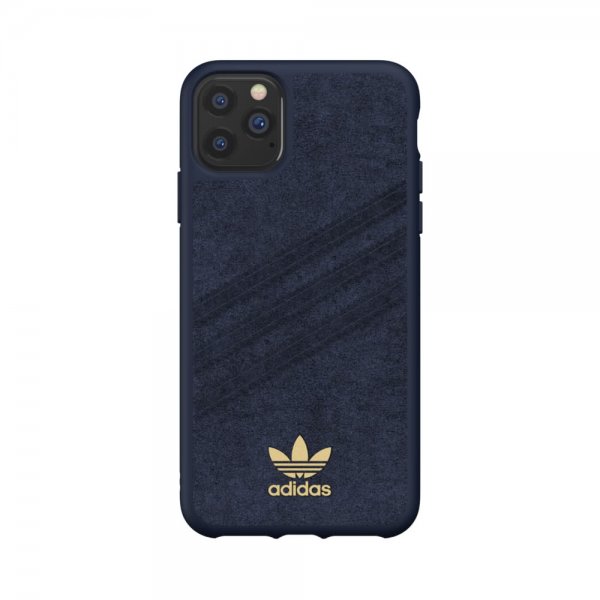 Adidas iPhone 11 Pro Max Cover OR Moulded Case Ultrasuede FW19 Collegiate Royal