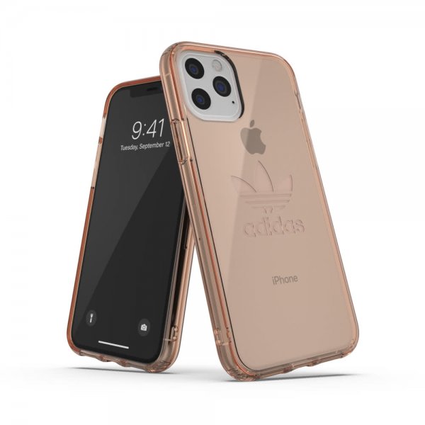 Adidas iPhone 11 Pro Max Skal ELLER Protective Clear Case FW19 Rosaguld