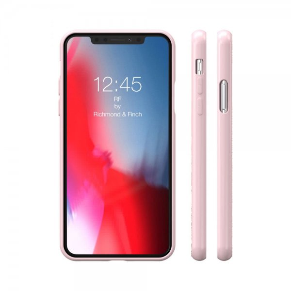 Richmond & Finch iPhone 11 Pro Max Cover Pink Marble Guld