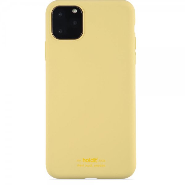 holdit iPhone 11 Pro Max Cover Silikone Gul